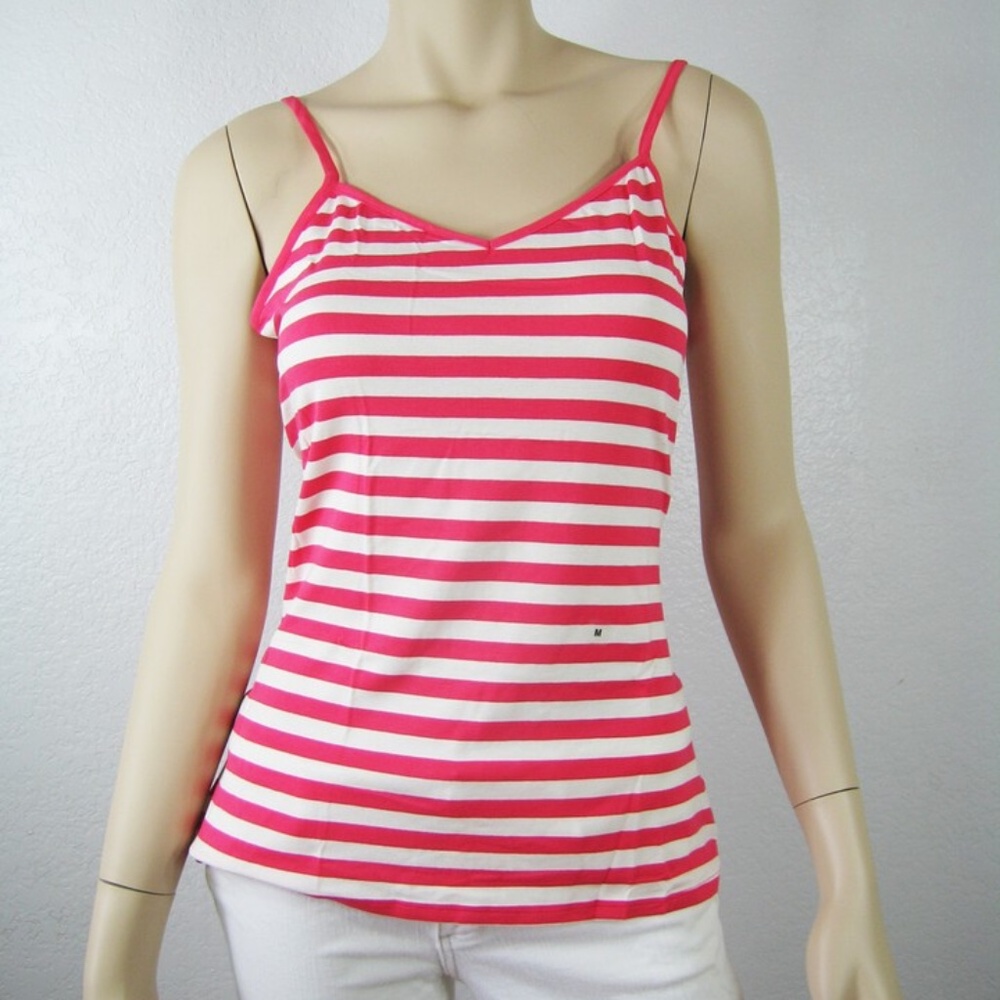 EXPRESS Striped Spaghetti Strap Sleeveless Tank Top